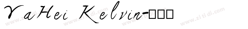 YaHei   Kelvin字体转换